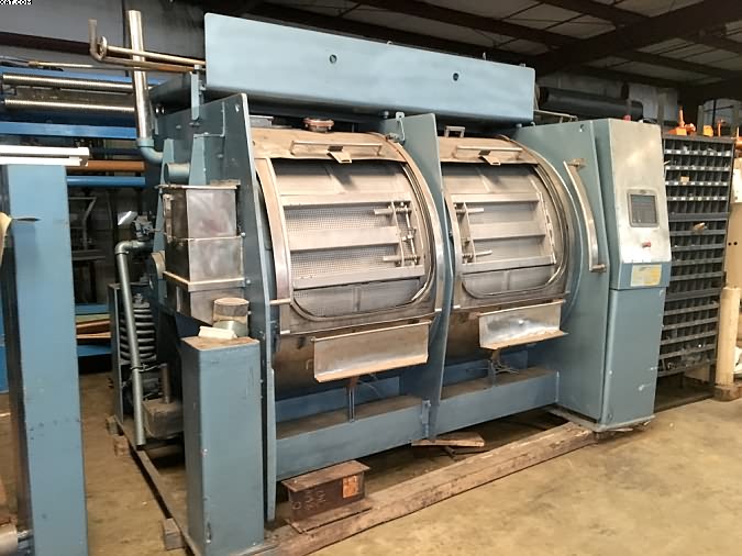 BRAUN Dye Washer Extractor, Model 800NEUT.TSL, 900 lb cap,